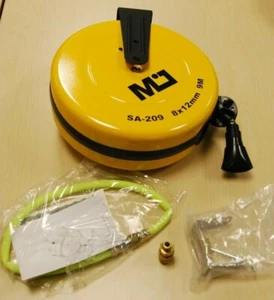 Heavy Duty Metal Mighty 7 Seven Hose Reel SA-209 9M 8x12mm Mountable Retractable - Picture 1 of 7