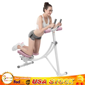 New Adjustable Ab Trainer Foldable Machine for Full Body Abs Workout at Home Gym - Picture 1 of 22