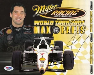 Signed Max Papis Photo 8x10 Formula-1 Racing #7 PSA/DNA Certified (A8084) - Picture 1 of 3