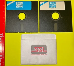 VINTAGE 1990 STORM ACROSS EUROPE ~ IBM DISK 1 & 2 ~BY STRATEGIC SIMULATIONS INC. - Picture 1 of 12