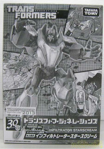 TRANSFORMERS GENERATIONS Infiltrator Starscream TAKARA TOMY Cover