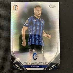 2023-24 Topps Chrome UEFA Club Prism Refractor Teun Koopmeiners #88 Juventus - Picture 1 of 2