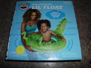 New Tiny-saurus Rex Lil’ Float Big Mouth Dinosaur Kids Tube Pool (12-36 months) - Picture 1 of 2