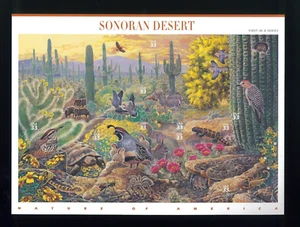 United States 33¢ Sonoran Desert Nature Series #3293 MNH Full Sheet - Picture 1 of 1