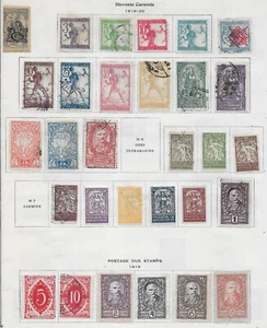 30 estampillas de Carniola de Eslovenia con envío de álbum antiguo 1919-1920 - Imagen 1 de 1