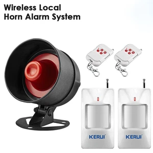 KERUI 110db Sistema di Allarme di Sicurezza Casa Ufficio Negozio Sensore di Movimento Antifurto Rileva - Foto 1 di 8