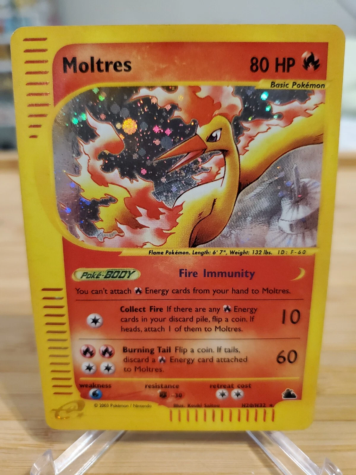 Moltres Holo H20/H32 - Skyridge - Pokemon - LP/Excellent