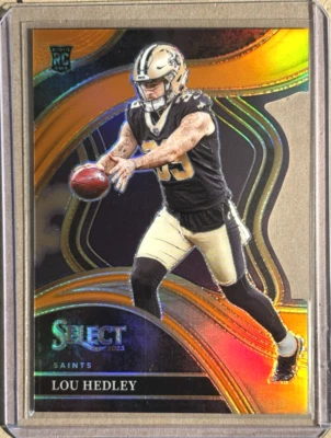 Lou Hedley Orange Prizm Die-Cut /399 2023 Panini Select Club Level #240 (RC) - Image 1 of 2