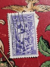 Single 3c US Stamp, Scott #855, Centennial Baseball 1939 Used - #6895