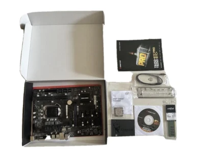 BIOSTAR TB250-BTC PRO BUNDLE - COMES WITH CPU + 120GB SSD AND 8GB RAM - Image 1 of 4
