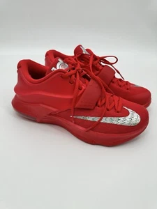 Nike KD 7 'Global Game' Basketball Shoes Mens Red/Silver Kevin Durant Size 8.5 - Foto 1 di 8