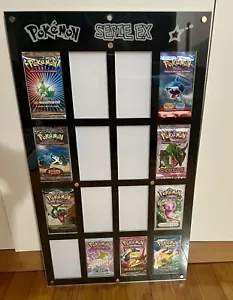 1-16 Pokemon OnePiece Pack Bustine Quadro Espositore Teca Cornice Frame Display - Imagen 1 de 5