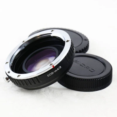 Focal Reducer Speed Booster 0.72x Adapter Canon EOS EF lens to Micro 4/3 mount - Image 1 of 3