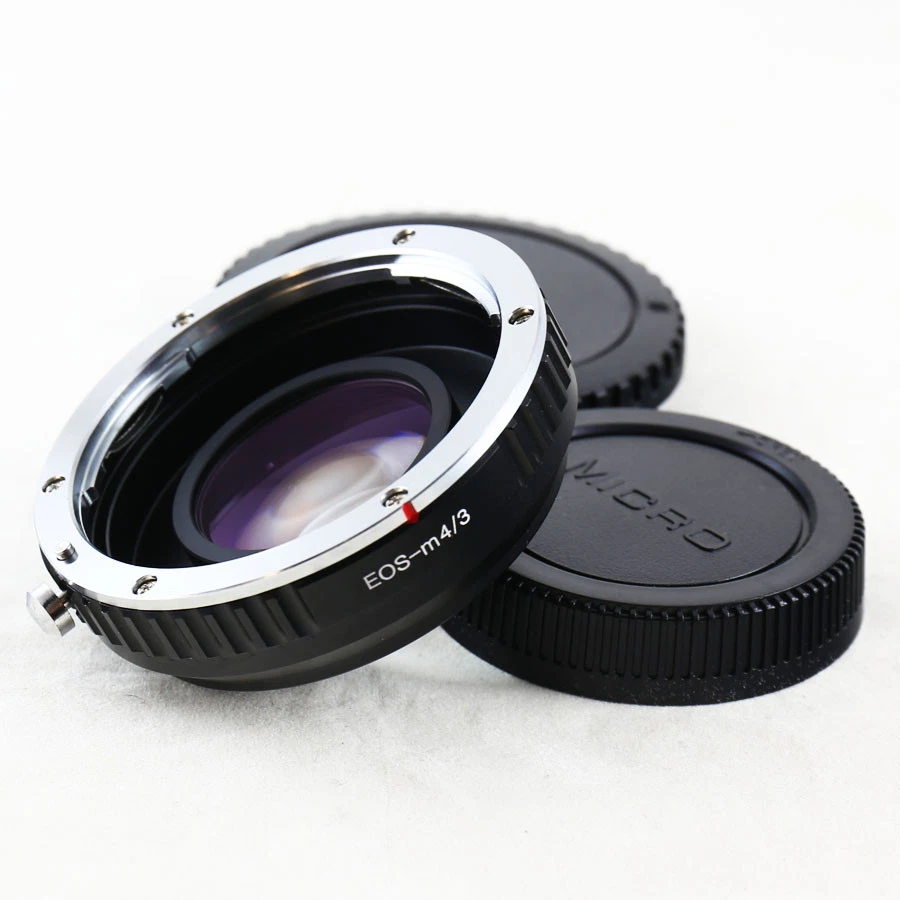 Focal Reducer Speed Booster 0.72x Adapter Canon EOS EF lens to Micro 4/3 mount - Image 1 of 3