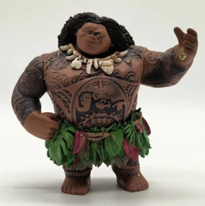 Disney Moana Maui Demigod Figura PVC Statuetta Torte Topper Giocattolo Vietnam 4" Alta - Foto 1 di 6