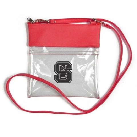 NC State Wolfpack NCAA Clear Gameday Crossbody Purse Cover