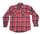 Dixxon Snap-On Tools Limited Edition Flannel Shirt Men's Medium Red Black Plaid