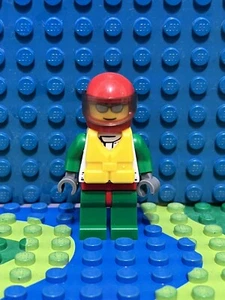 Lego Minifigure City Octan Race Boat Driver Cty0373 - Picture 1 of 3
