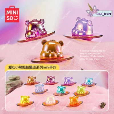 Mini Figura Serie Miniso Care Bears Grain Planet Estilo Confirmado Tú eliges Foto 1 de 4
