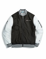 Champion Life Men's Baseball Jacket, Multi C Logo Patches
