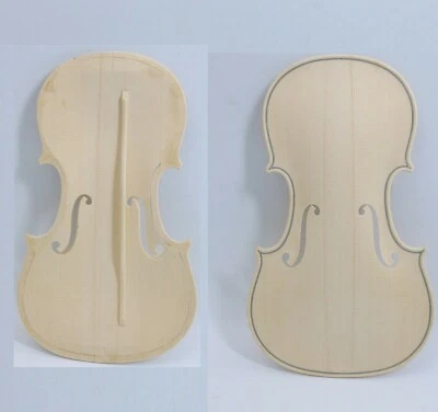 New Unfinished Violin Top Spruce wood Tonewood Violin Parts Kit DIY Violin - Image 1 of 4