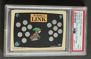 1989 Nintendo Scratch-Off Game Zelda II Adventures of Link Screen 10 #10 PSA 9 - Bild 1 von 2