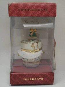 Lenox Commemorate Celebrate 2000 Champagnerdose hängendes Ornament Neujahr Y2K - Bild 1 von 7