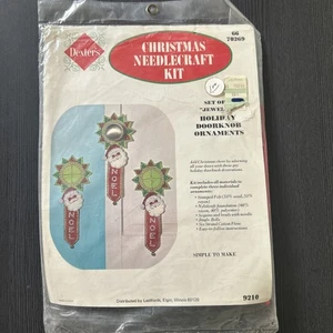 Dexter Lee Wards Joya Papá Noel Puerta Perilla Adornos Kit de Aguja Navidad De Colección - Imagen 1 de 4