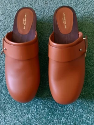 Женские оранжевые сабо/мулы Lafayette 148 New York размер: 40 - Изображение 1 из 4