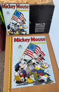 Rompecabezas completo Springbok Spirit of '76 revista Mickey Mouse Disney de colección - Imagen 1 de 3