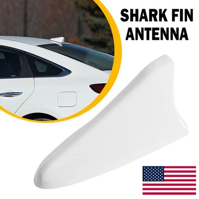 White Fits Kia Optima Antenna Cover Shark Roof Fin 2015 2016-2020 96219D5000EBQK - Image 1 of 4