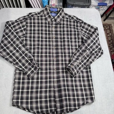 Camisa De Colección Pendleton Sir Pendleton Para Hombre’s M Lana A Cuadros Negra Gris Borgoña EE. UU. Foto 1 de 4
