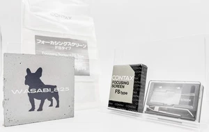 [Almost Unused] Contax FS-6 Grid Mat Forcuasing Screen for RTS II From JAPAN - Picture 1 of 24