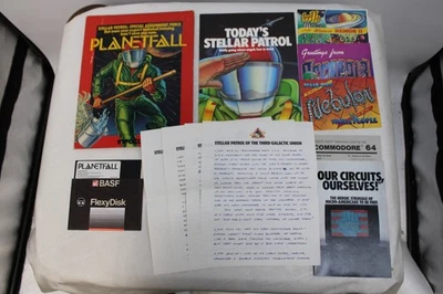 PLANETFALL Commodore 64 128 INFOCOM Postcards Box More! FREE SHIPPING! - Image 1 of 4