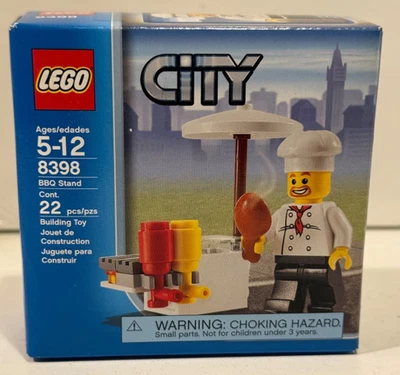 Lego 8398, BBQ STAND, Chef Ketchup Mustard, New in SEALED Box - Image 1 of 4