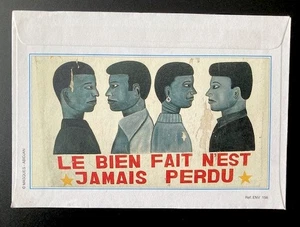 Enveloppe - salon coiffure - Côte d'Ivoire - Abidjan (circa 2000) - Foto 1 di 2