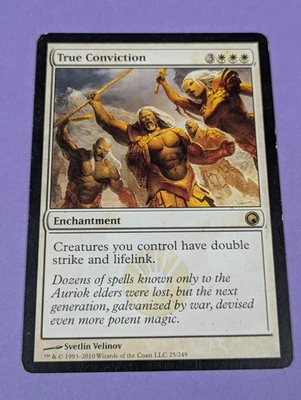 MTG Magic: Scars of Mirrodin: True Conviction #25/249 Rare - LP - Image 1 of 2