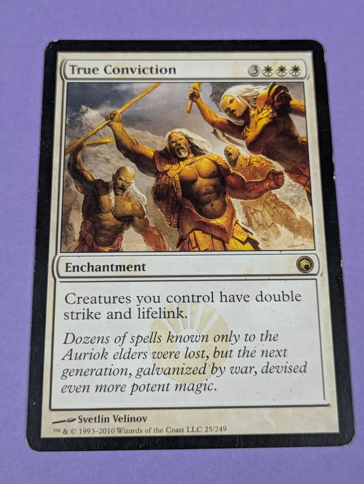 MTG Magic: Scars of Mirrodin: True Conviction #25/249 Rare - LP - Image 1 of 2