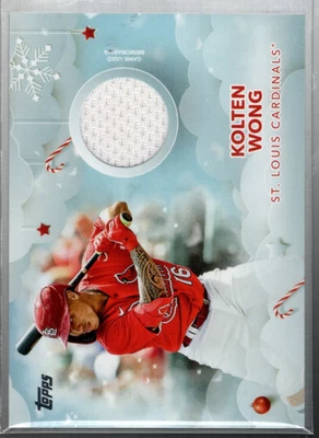 A0059- 2020 Topps Walmart Holiday Relics #WHRKW Kolten Wong - NM-MT - Image 1 of 2