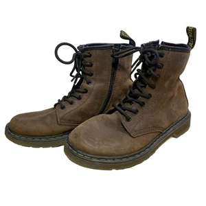 Dr. Martens Delaney Brown Leather AW004 Women’s Size 8 EU 38 Comfort Rare Zipper - Picture 1 of 12