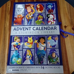 Disney 100 Advent Calendar a Storybook Library: Countdown to Christmas 2023 NEW - Picture 1 of 9