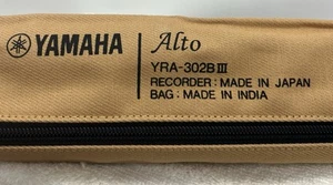 Yamaha YRA-302B III Alto Recorder with BAG NEW - Picture 1 of 5