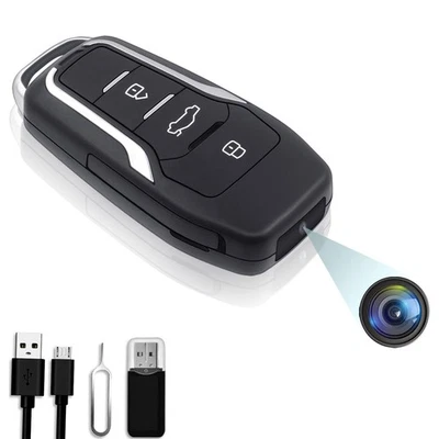 64GB Mini Caméra Clé de Voiture, Petite Caméra Vidéo HD 1080P Portable Mini Cam - Bild 1 von 4