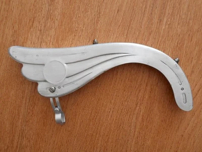 Carter protège Chaîne pare chaîne aluminium vélo ancien des années 40 - Photo 1/4