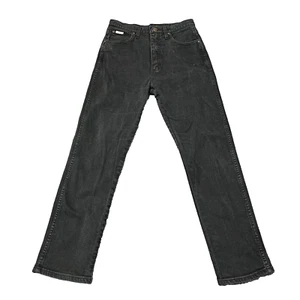 Womens Tapered Fit High Rise Jeans Charcoal Grey Wash Wrangler Paula W28 L30 - Picture 1 of 12