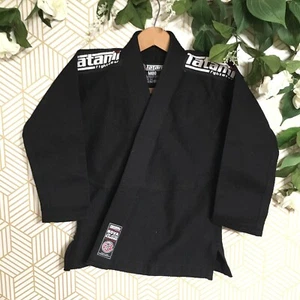 Ropa de lucha para tatami para niños Nova Jiu-Jitsu negro kimono M00 - Imagen 1 de 7