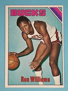 1975-76 Topps Ron Williams Milwaukee Bucks #198 EX-NM 🏀 - Picture 1 of 12