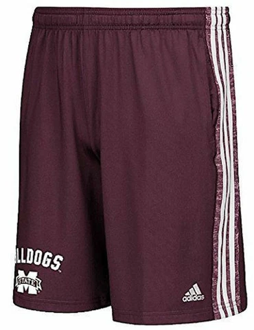 Mississippi State Bulldogs Maroon United Arch Climalite Shorts by Adidas Cover