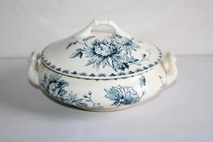Légumier en faïence de Gien décor Dauphinois, diamètre 18.5 cm - Imagen 1 de 14