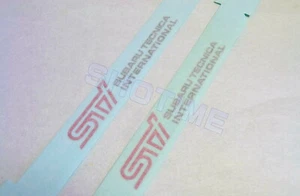 NEW SUBARU Impreza GDB WRX STI Front Door Decal Set Letter Mark OEM JDM Sticker - Picture 1 of 2
